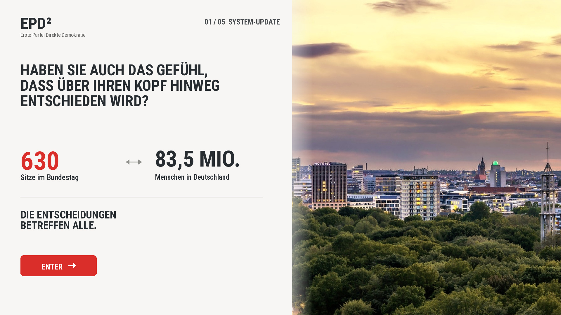 Bundes Update Folie 01 von 05